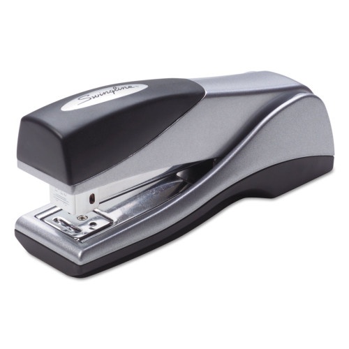 Swingline Optima Grip Compact Stapler, 25-Sheet Capacity, Silver