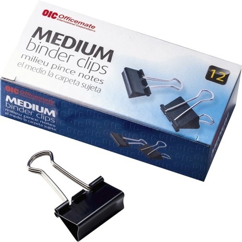 Officemate Binder Clips - Corrosion Resistant and Durable