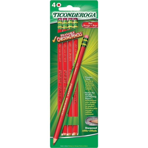 Ticonderoga Erasable Checking Pencils