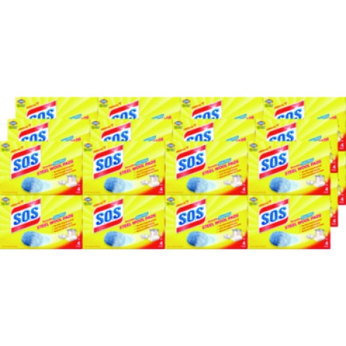 S.O.S. Steel Wool Soap Pad - Heavy Duty Cleaning Tool