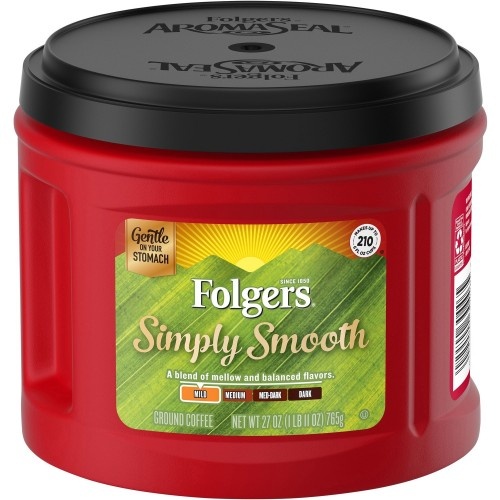 Folgers Simply Smooth Medium Ground Coffee
