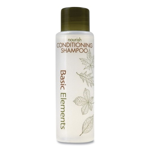 Basic Elements Conditioning Shampoo, Clean Scent, 1 Oz, 200/Carton
