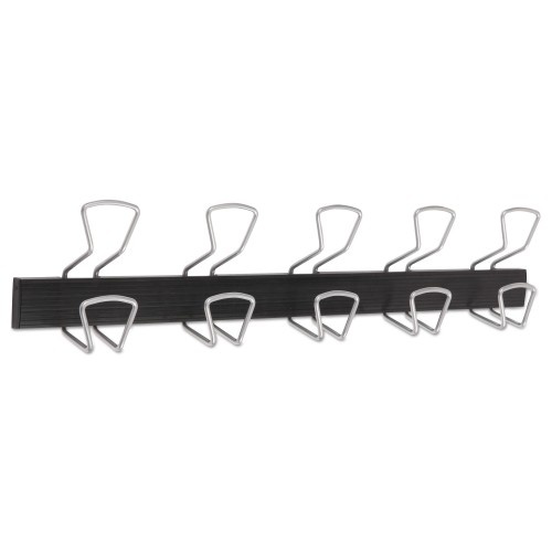 Alba Wall-Mount Coat Hooks, Silver Metal Hooks with 22 Lb Capacity