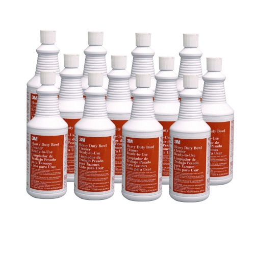 3M Heavy-Duty Bowl Cleaner, Liquid, 1 Qt. Bottle