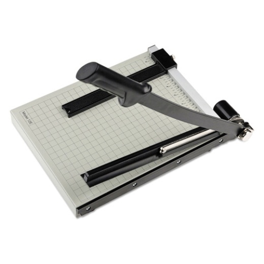 Dahle Vantage Guillotine Paper Trimmer/Cutter - 15 Sheets, 12" Cut Length, Metal Base