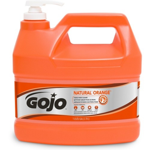 Gojo Natural Orange Pumice Hand Cleaner - Fast Acting and Gentle