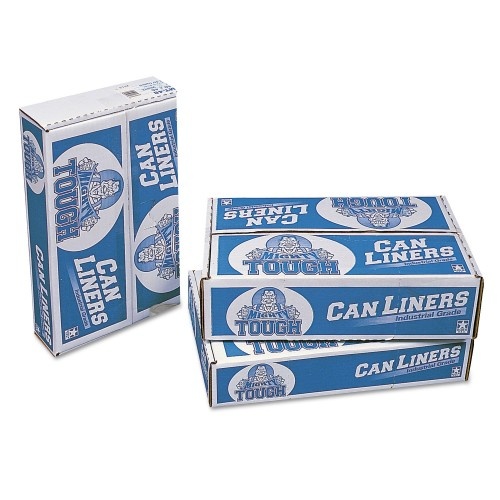 Pitt Plastics Linear Low Density Can Liners, 30 Gal, 0.75 Mil, 30" X 36", White