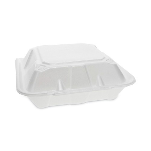Pactiv Vented Foam Hinged Lid Container