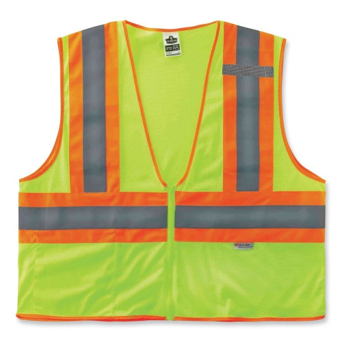 Ergodyne Glowear 8230Z Class 2 Two-Tone Mesh Zipper Vest