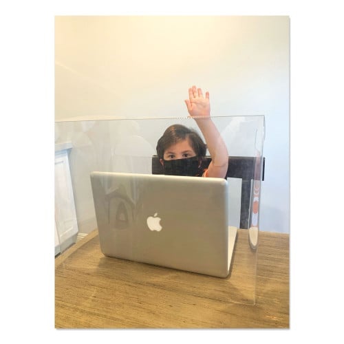 The Pencil Grip Personal Space Crystal Clear Desk Dividers