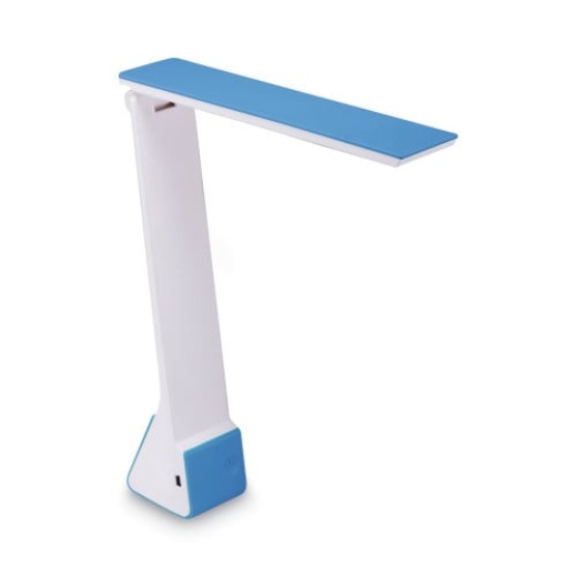 Bostitch Konnect Rechargeable Folding Led Desk Lamp - Gray/Blue