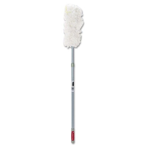 Rubbermaid Commercial HiDuster Overhead Duster with Straight Launderable Head, 51" Extension Handle