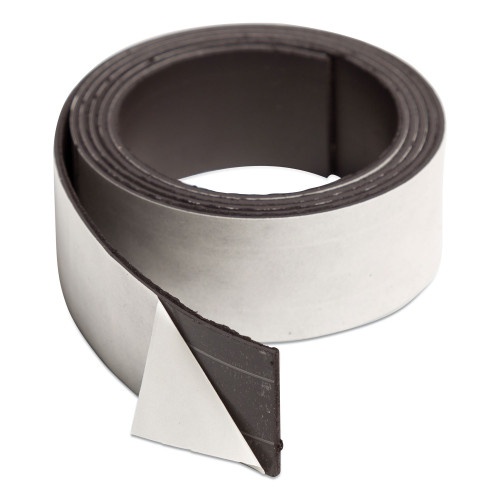 U Brands Magnetic Adhesive Tape Roll - 1" x 4 Ft, Black