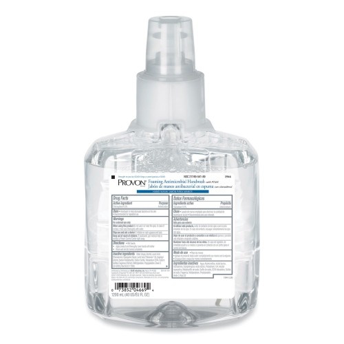Provon Foaming Antimicrobial Handwash With PCMX, For LTX-12, Floral, 1,200 Ml Refill, 2/Carton