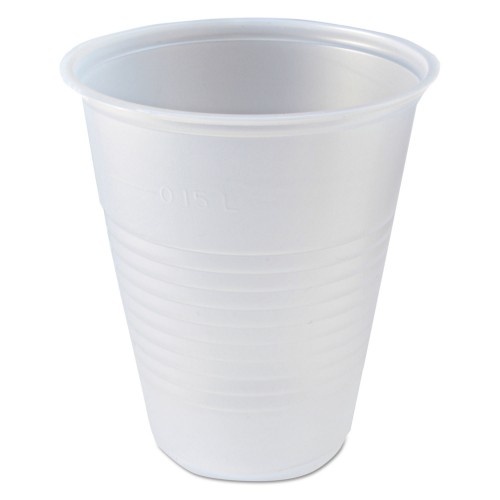 Fabri-Kal Rk Ribbed Cold Drink Cups, 7 Oz, Clear, 100 Bag, 25 Bags/Carton