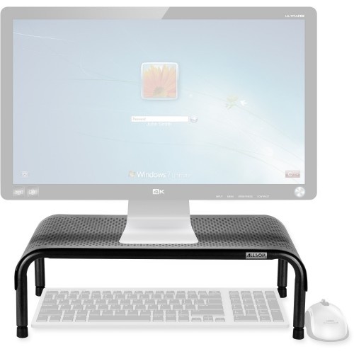 Allsop Metal Art Ergo 3 Adjustable Height Monitor Stand 15-Inch Wide Platform