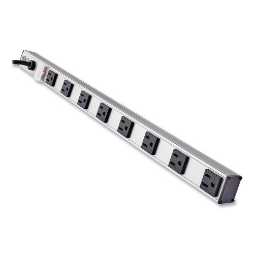 Tripp Lite Vertical Power Strip, 8 Outlets, 15 Ft Cord, Silver