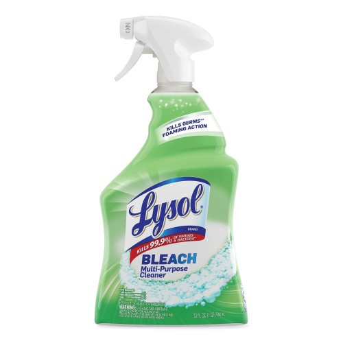 Lysol Multi-Purpose Cleaner With Bleach, 32 Oz Spray Bottle