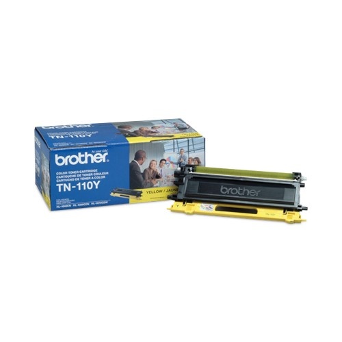 Brother Toner TN110Y 1,500 Page-Yield Yellow