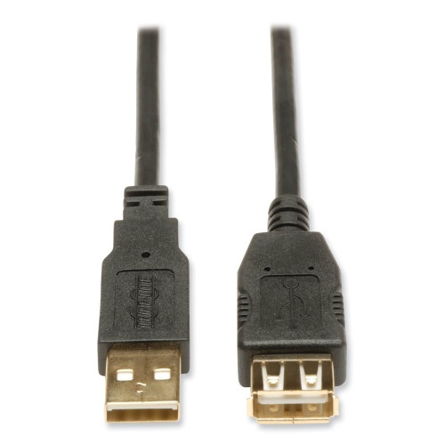 Tripp Lite USB 2.0 A Extension Cable, 10 ft, Black