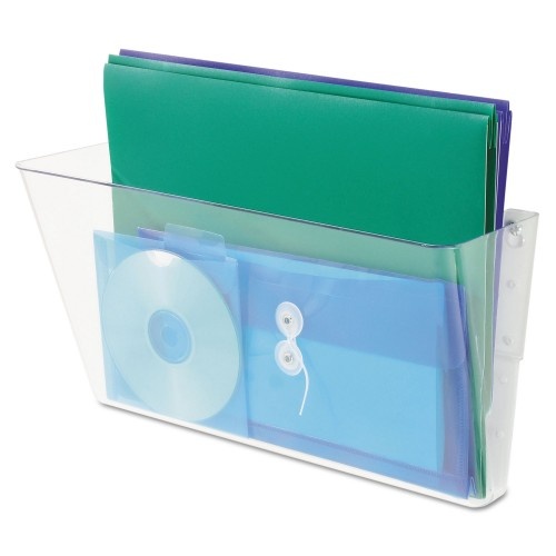 Deflecto Stackable Docupocket Wall File - Legal Size, Clear