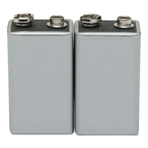 Abilityone 613501 Alkaline 9V Batteries, 2/Pack