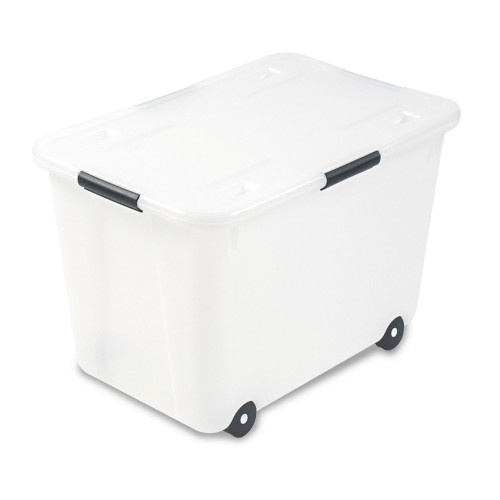 Advantus Rolling 15-Gal. Storage Box, Letter/Legal Files