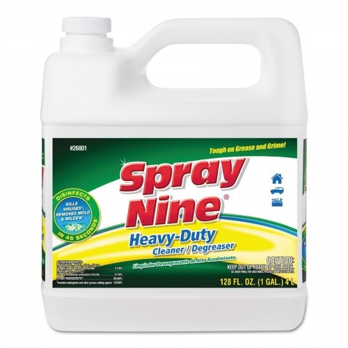 Spray Nine Heavy Duty Cleaner/Degreaser/Disinfectant - 1 Gal Bottle, Citrus Scent