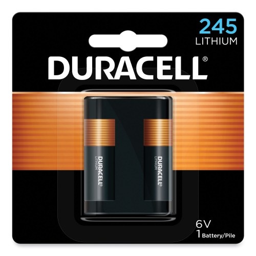 Duracell Specialty High-Power Lithium Battery, 245, 6 V