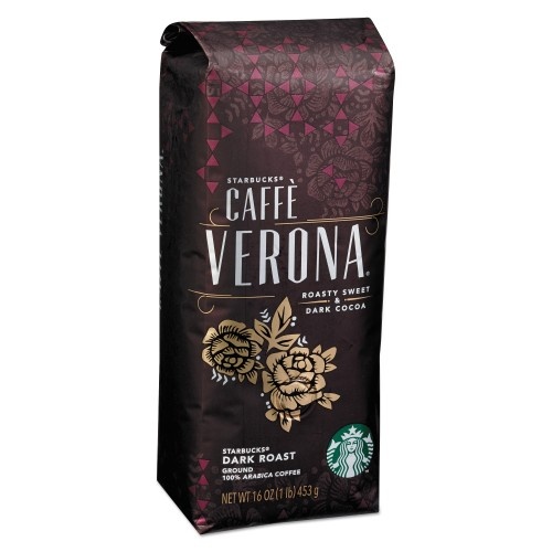 Starbucks Caffe Verona Ground Coffee, 1Lb Bag