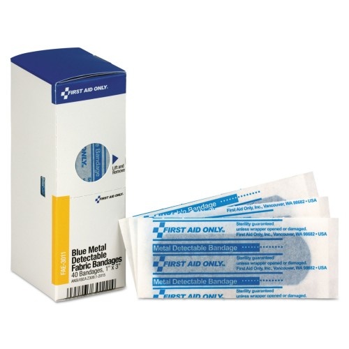 First Aid Only Refill for SmartCompliance General Cabinet Metal Detectable Bandages