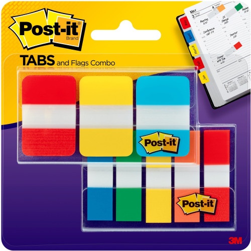 Post-It Tabs and Flags Combo Pack