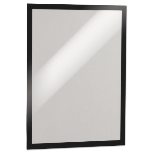 Durable Duraframe Sign Holder, 11 x 17, Black Frame, 2/Pack