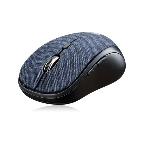 Adesso Wireless Black Fabric Mini Optical Mouse - IMOUSES80L