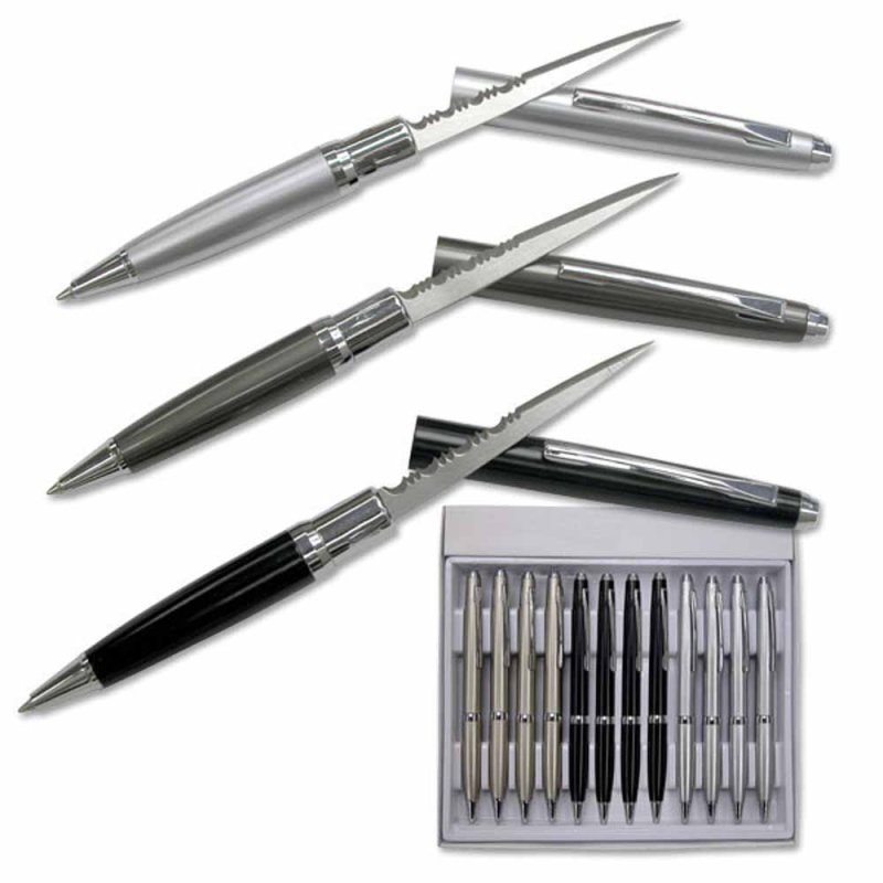 Master Cutlery Pen Knife 12 Pk Three Colors