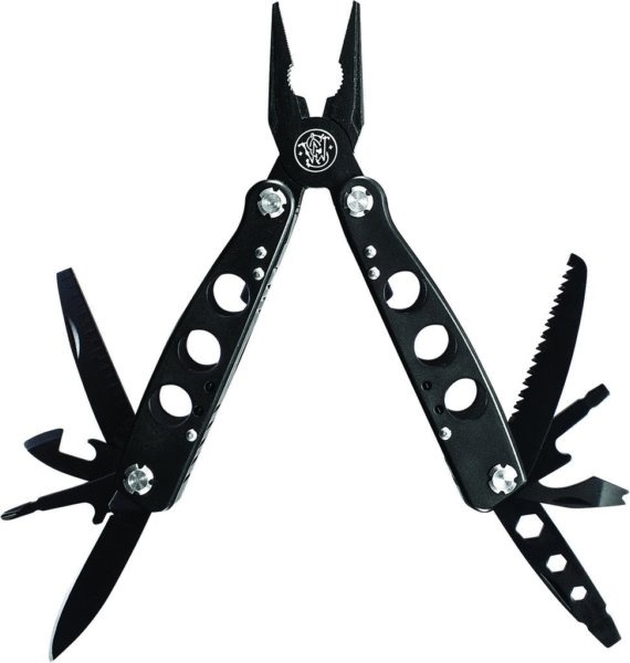 Smith & Wesson 15 Function Multi-Tool With Spring Loaded Pliers- Outbo