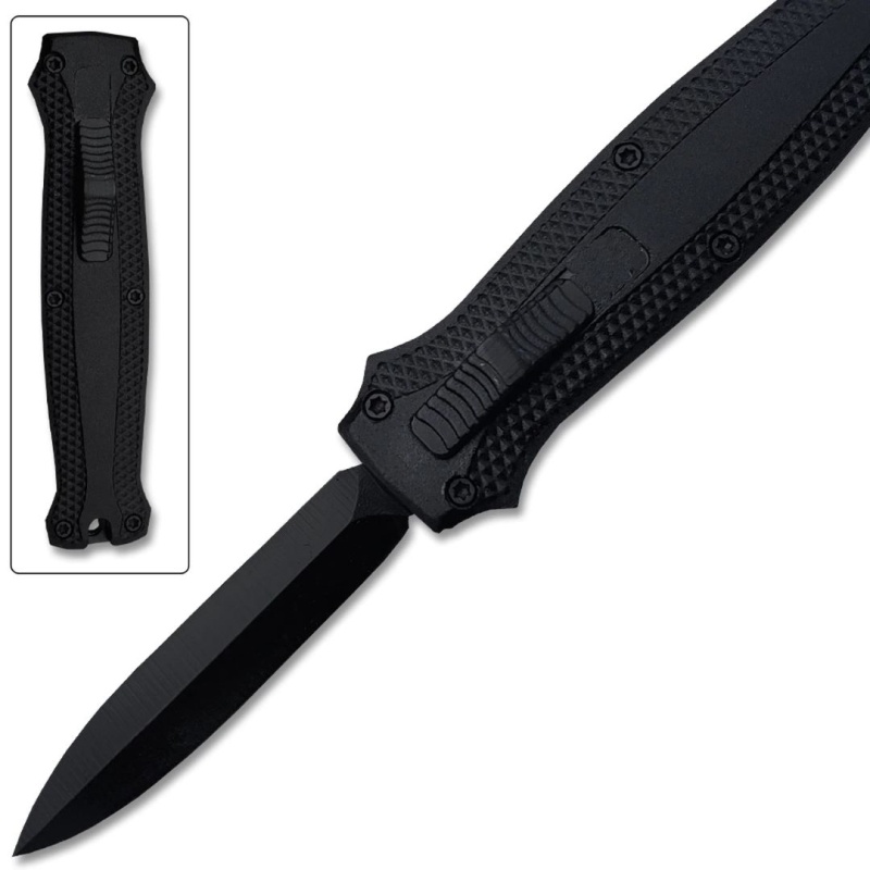 Otf Stiletto Blade Knife Black
