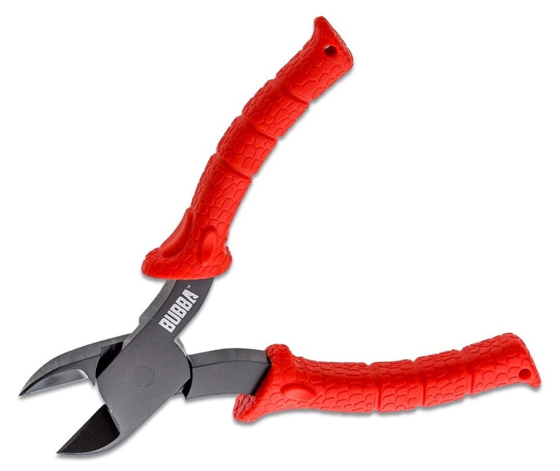Bubba Blade Wire Cutters, 7" Overall, Red Tpr Handles