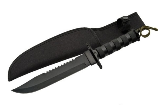 Rite Edge 210895-Bk - 14" Black Explorer Survival