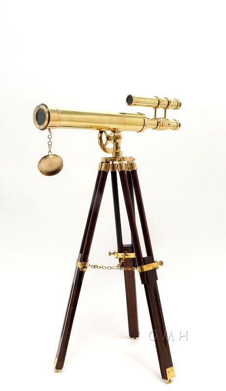 Brass Telescope With Stand- 18 Inch Nautical Decor | Vintage Arts And Crafts For Classic Decoration