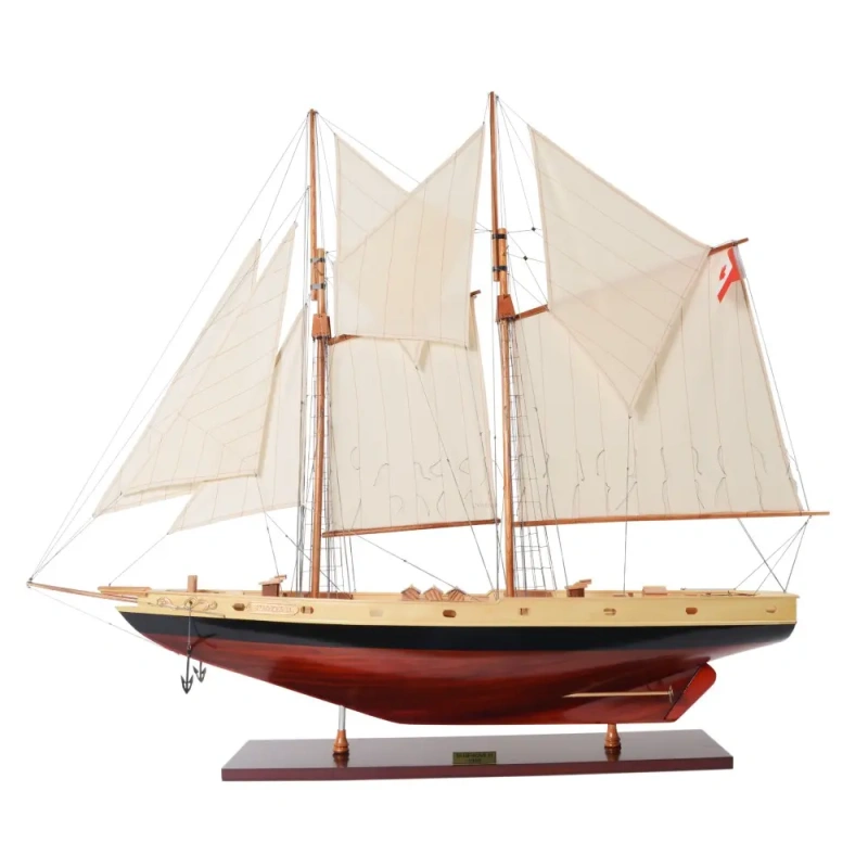 Bluenose II Painted Sailboat Model