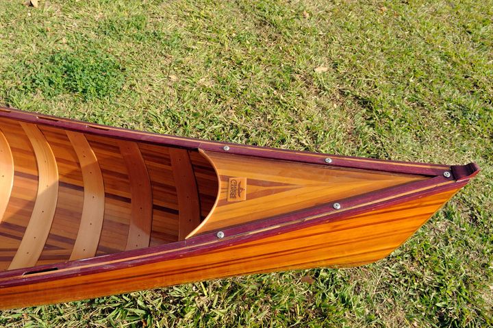 Wooden Canoe With Ribs 16