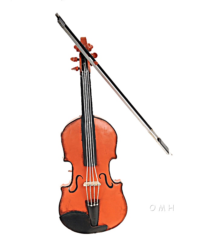 Orange Vintage Violin 1:2