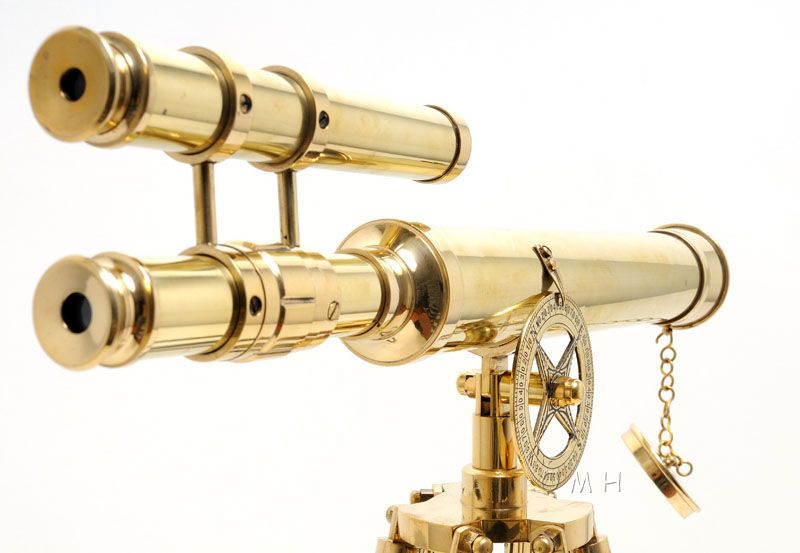 Brass Telescope With Stand- 18 Inch Nautical Decor | Vintage Arts And Crafts For Classic Decoration