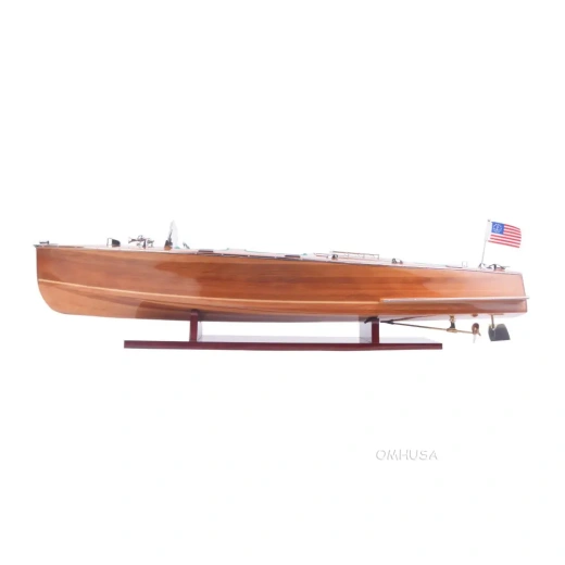 Chris Craft Triple Cockpit Model - Luxury Handcrafted Mahogany Boat