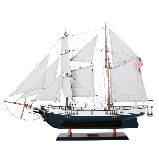 Harvey Painted Model Ship - A Nautical Masterpiece