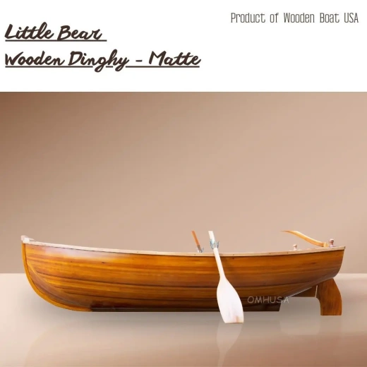 Little Bear Wooden Dinghy Matte Finish