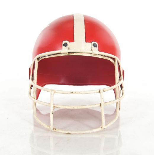 Handcrafted Football Helmet - A Decorative Masterpiece for Any Football Enthusiast