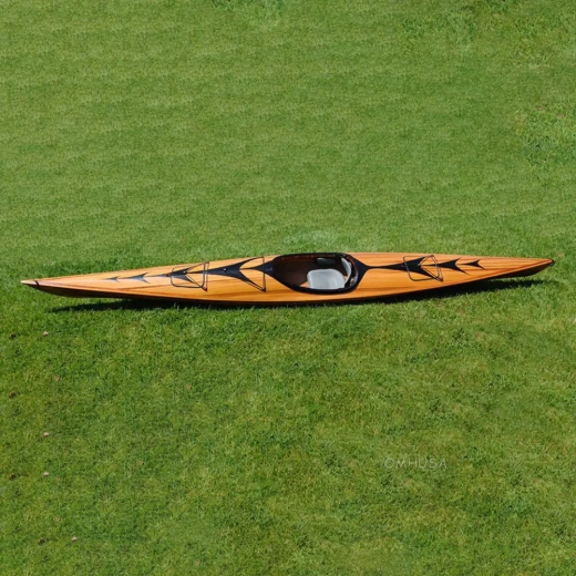 Wooden Kayak With Arrows Design 17 Ft