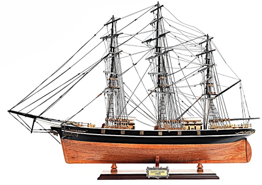 Cutty Sark (No Sail) - Handcrafted Clipper Ship Model